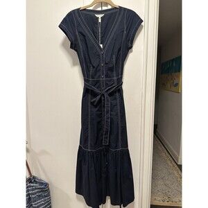 Rebecca Taylor Navy Blue Maxi Dress - BNWT - Size 4